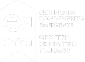 Certificada como Empresa Emergente por ENISA — Ministerio de Industria y Turismo